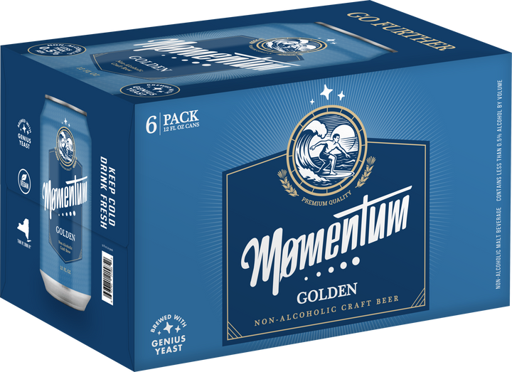 Momentum Brew Golden Non-Alcoholic Brew - 12oz