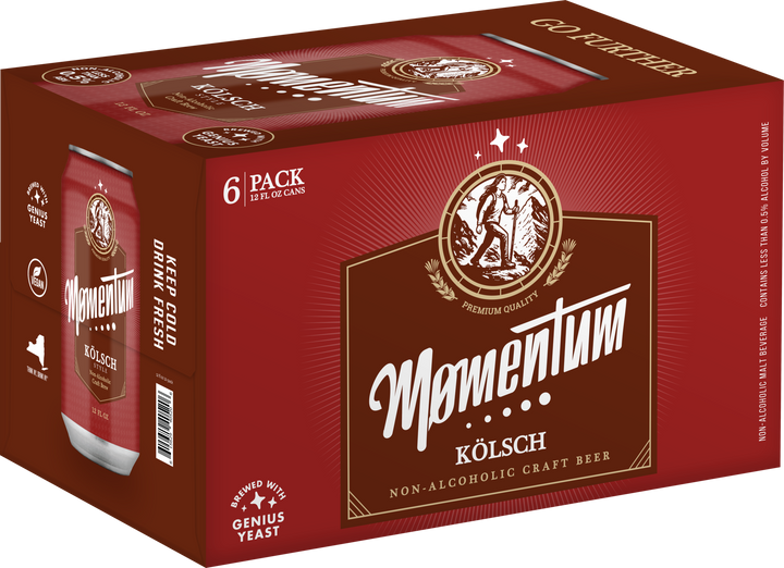Momentum Brewery - Kölsch "Dry Run Series“ Non-Alcoholic Brew - 12oz