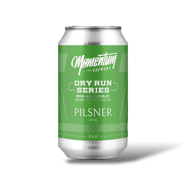 Momentum Brewery - NA Pils "Dry Run Series“ Non-Alcoholic Pilsner - 12oz