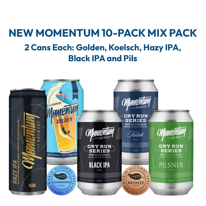 Momentum Brewery - Non-Alcoholic Press & Sales Pack - 10 x 12oz