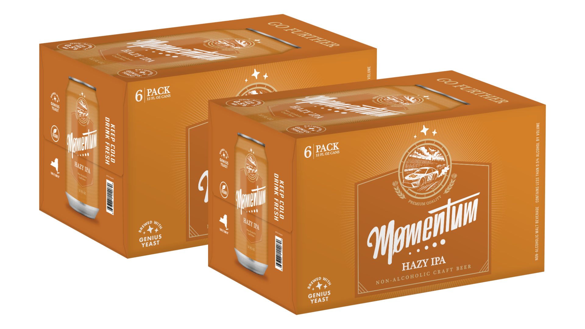 Momentum Brewery - Hazy IPA Non-Alcoholic Brew - 12oz