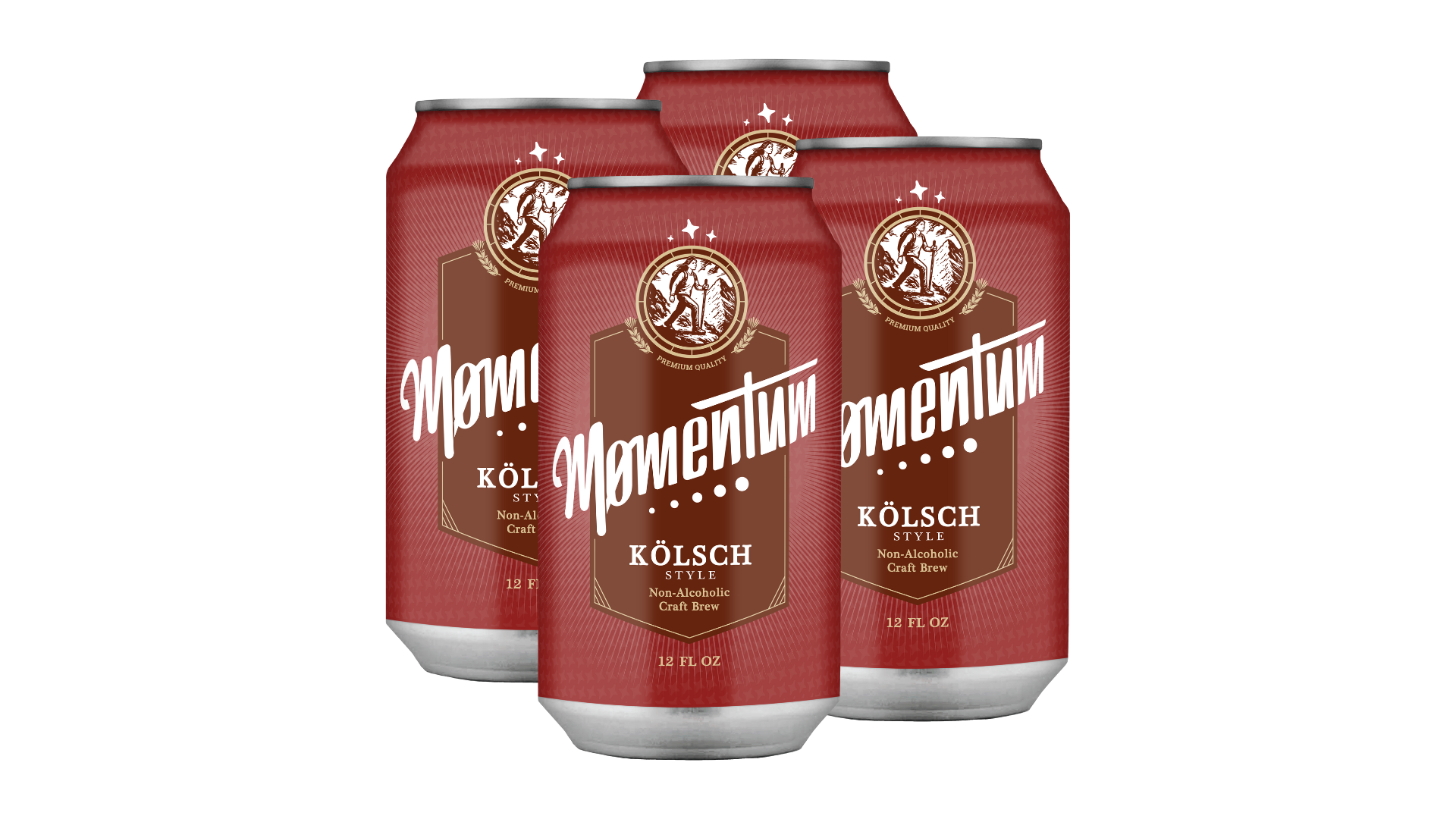 Momentum Brewery - Kölsch "Dry Run Series“ Non-Alcoholic Brew - 12oz